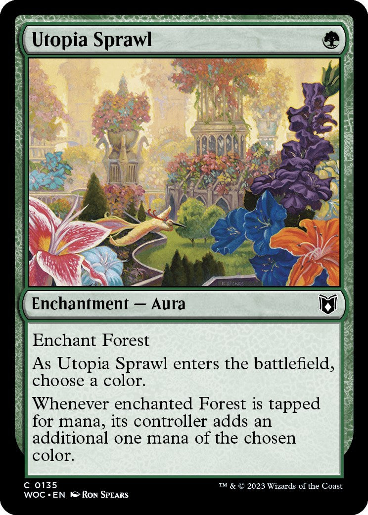 Utopia Sprawl [Wilds of Eldraine Commander] | Card Citadel