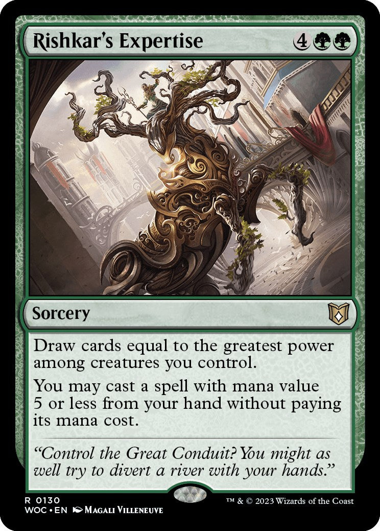 Rishkar's Expertise [Wilds of Eldraine Commander] | Card Citadel
