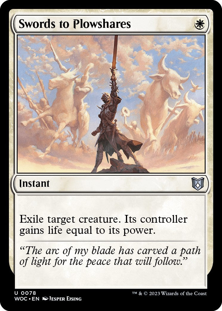 Swords to Plowshares [Wilds of Eldraine Commander] | Card Citadel