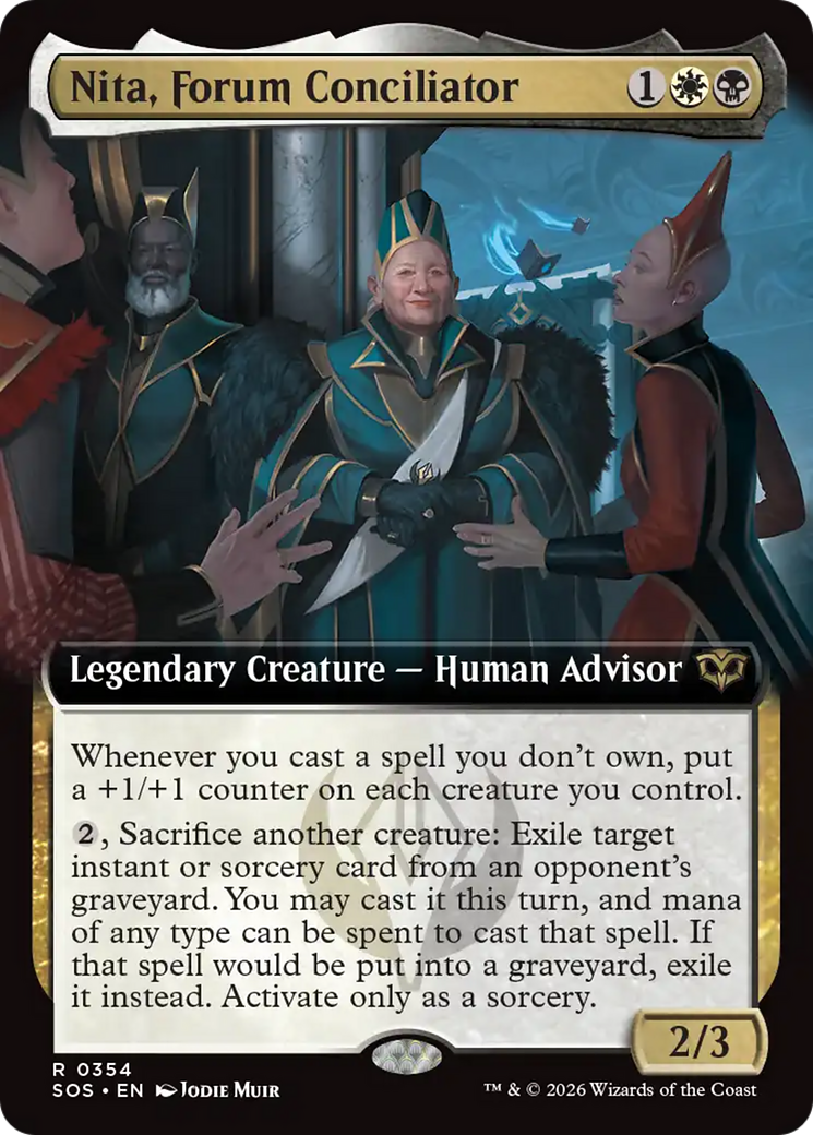 Nita, Forum Conciliator (Extended Art) [Secrets of Strixhaven] | Card Citadel
