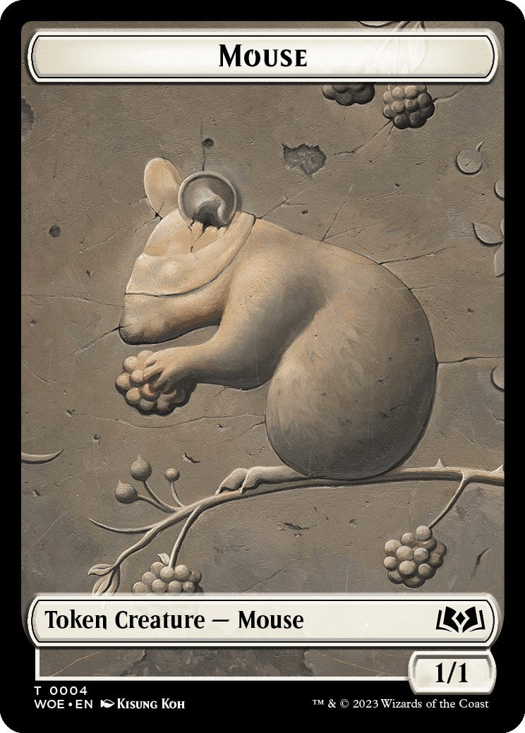 Mouse Token [Wilds of Eldraine Tokens] | Card Citadel