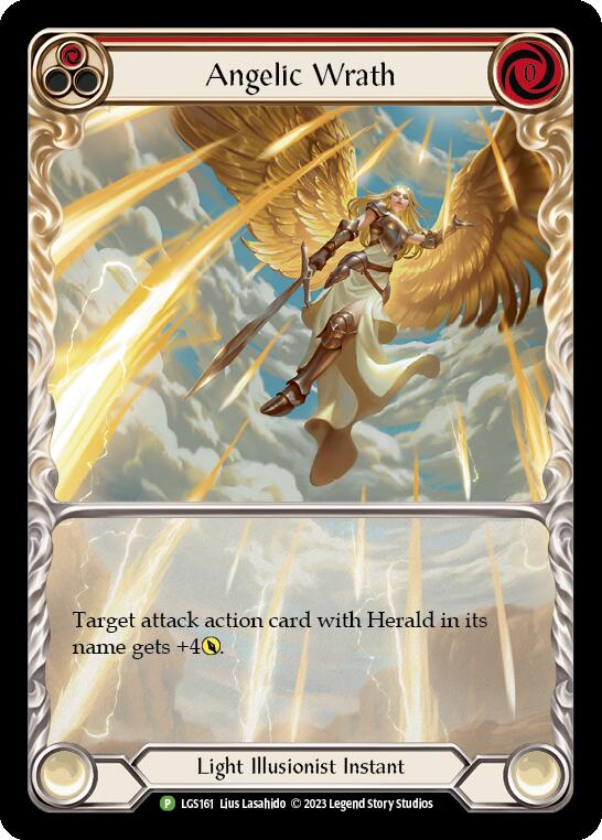 Angelic Wrath (Red) [LGS161] (Promo)  Rainbow Foil | Card Citadel