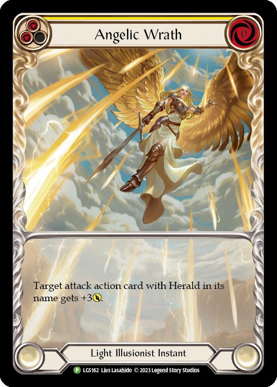 Angelic Wrath (Yellow) [LGS162] (Promo)  Rainbow Foil | Card Citadel