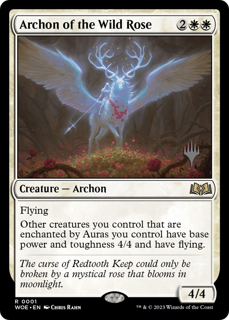 Archon of the Wild Rose (Promo Pack) [Wilds of Eldraine Promos] | Card Citadel