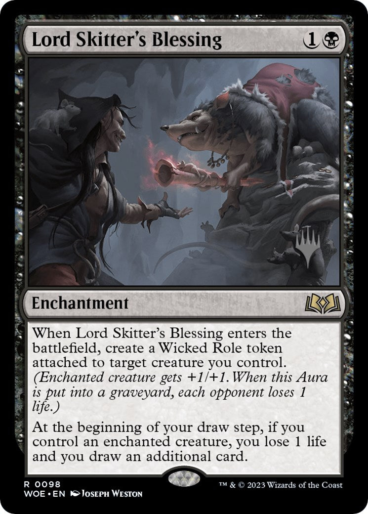 Lord Skitter's Blessing (Promo Pack) [Wilds of Eldraine Promos] | Card Citadel