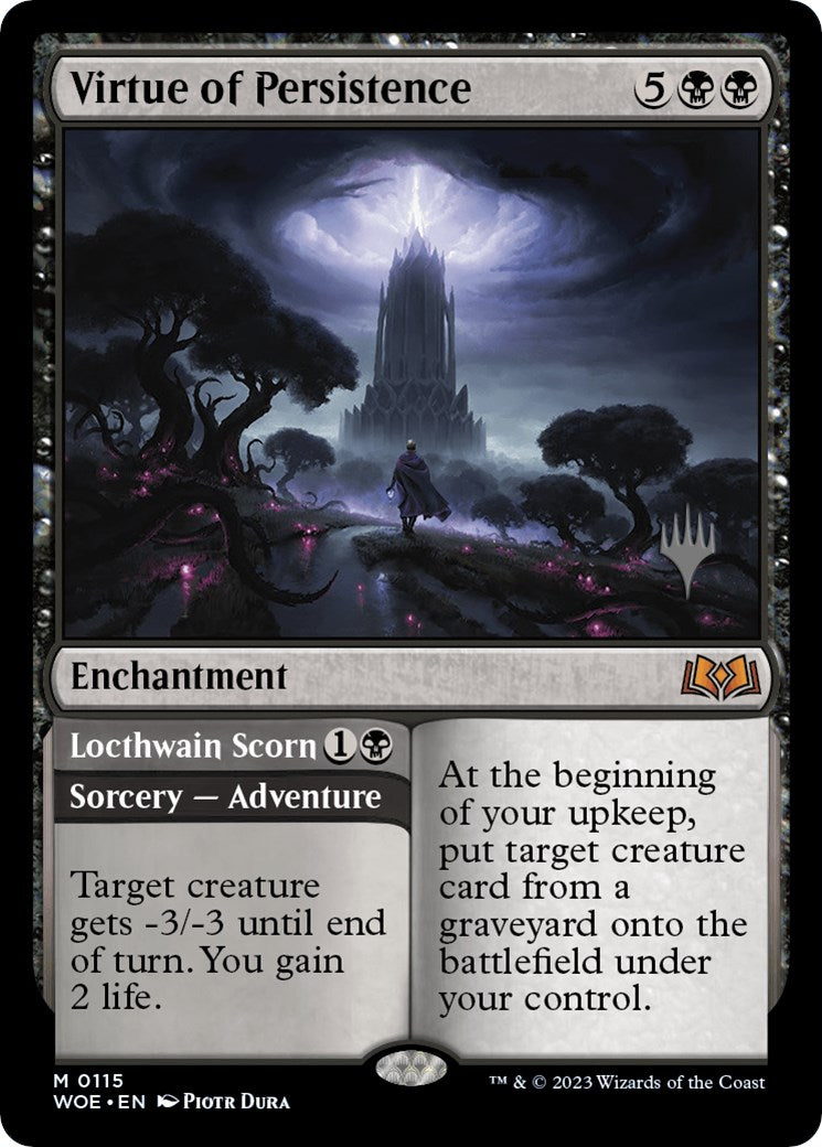 Virtue of Persistence (Promo Pack) [Wilds of Eldraine Promos] | Card Citadel