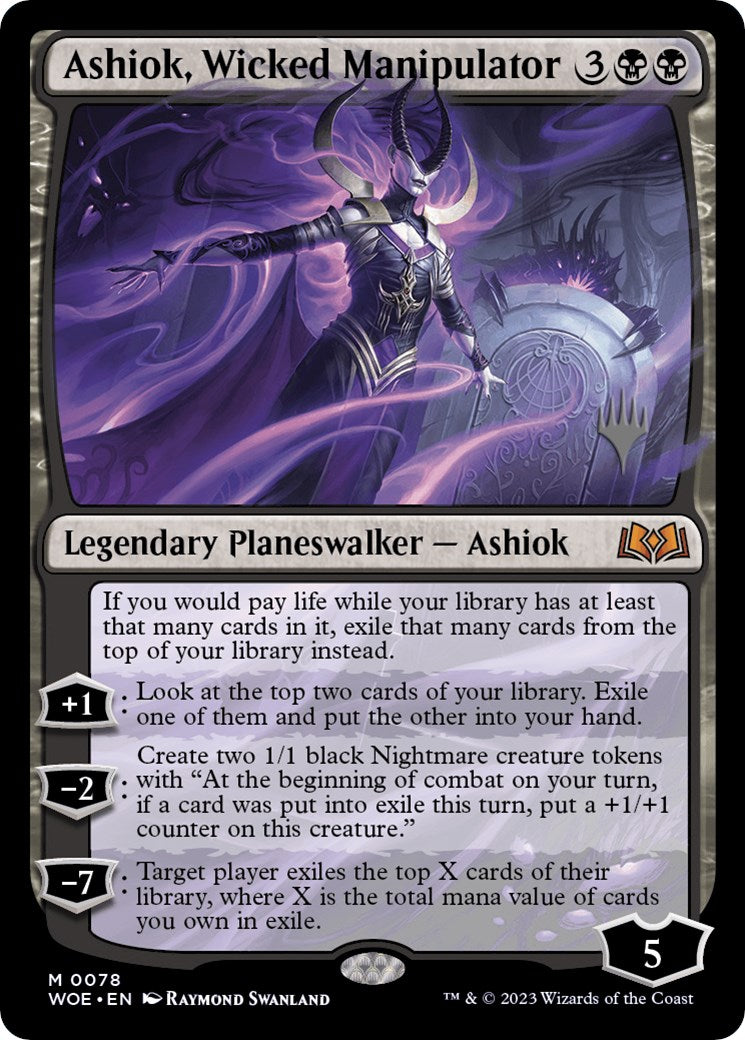Ashiok, Wicked Manipulator (Promo Pack) [Wilds of Eldraine Promos] | Card Citadel