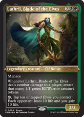 Lathril, Blade of the Elves (Foil Etched) [Media Promos] | Card Citadel