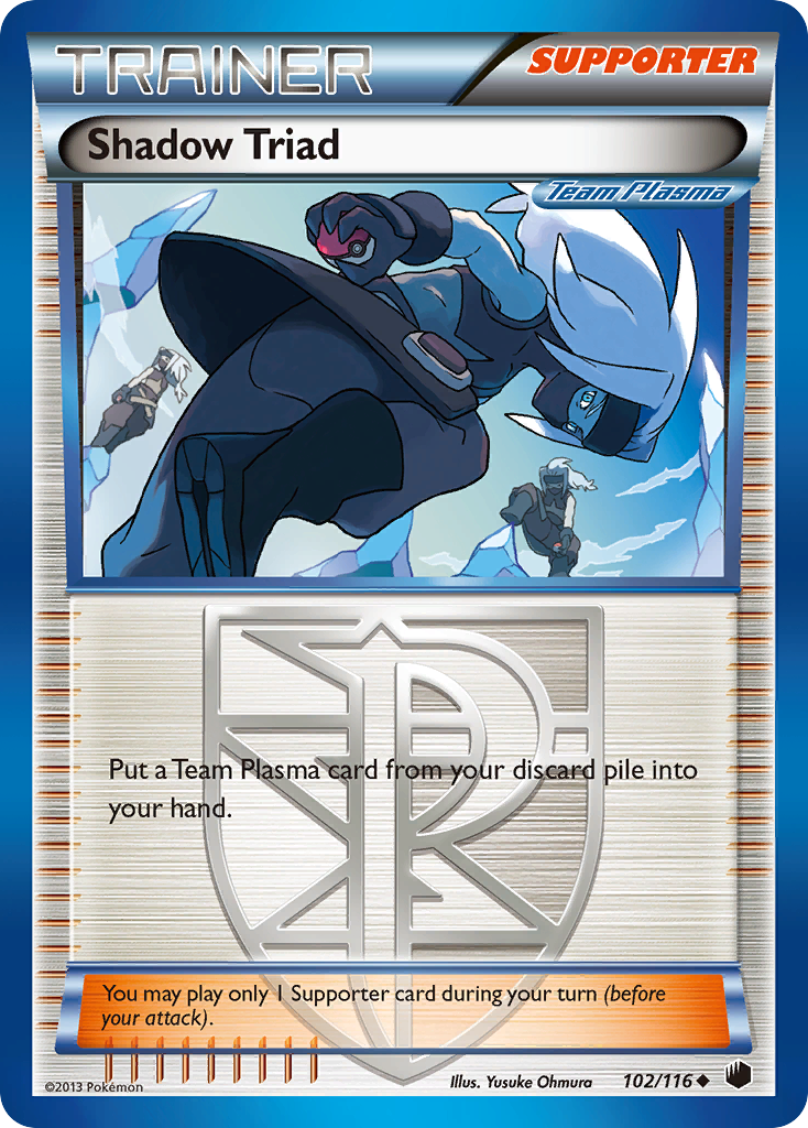 Shadow Triad (102/116) [Black & White: Plasma Freeze] | Card Citadel