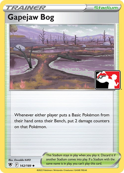 Gapejaw Bog (142/189) [Prize Pack Series Three] | Card Citadel