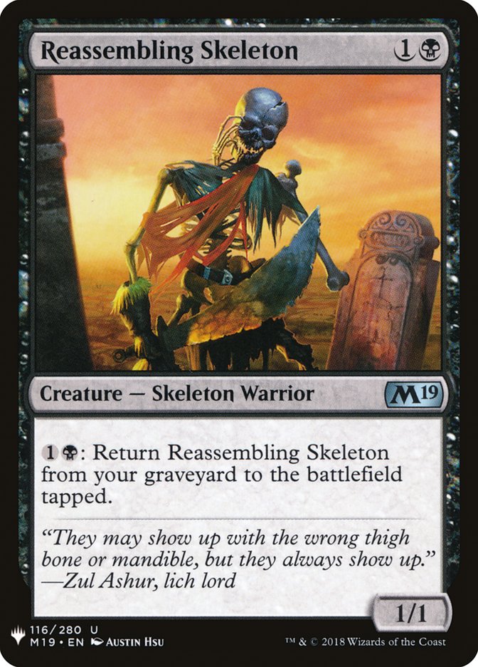 Reassembling Skeleton [Mystery Booster] | Card Citadel