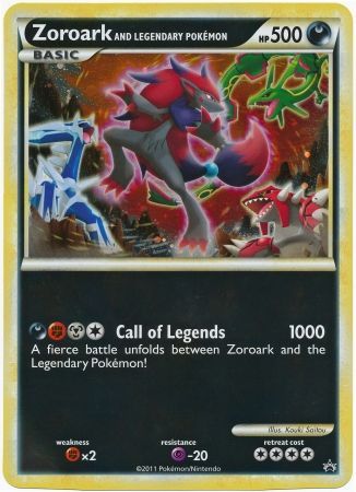 Zoroark and Legendary Pokemon (Jumbo Card) [Miscellaneous Cards] | Card Citadel