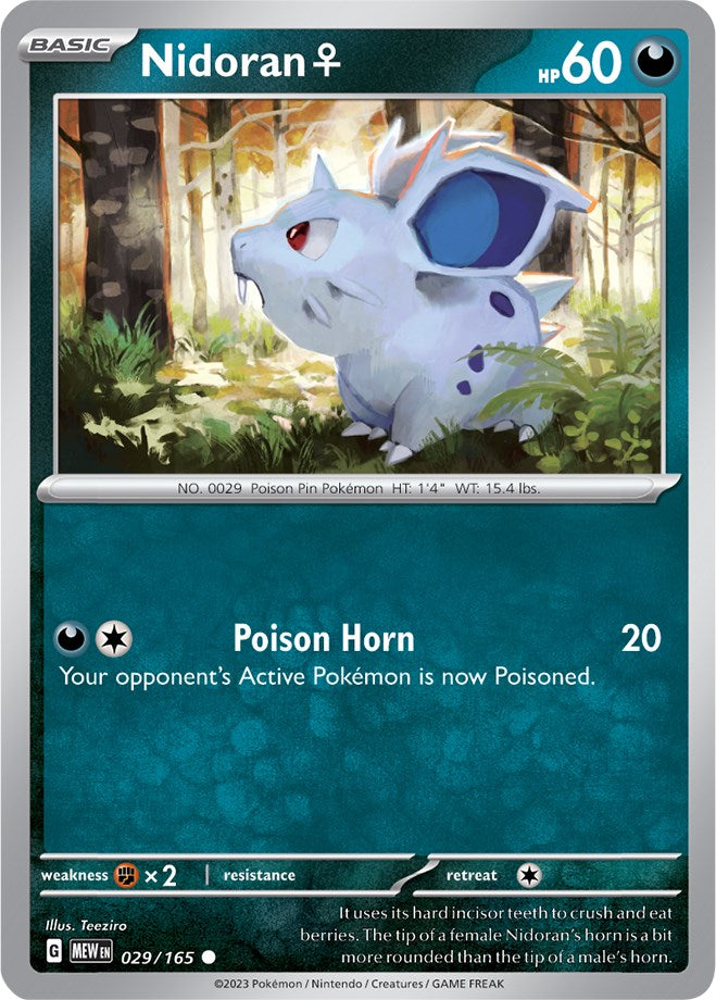 Nidoran F (029/165) [Scarlet & Violet: 151] | Card Citadel