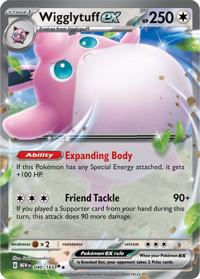 Wigglytuff ex (040/165) [Scarlet & Violet: 151] | Card Citadel