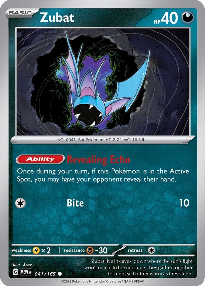 Zubat (041/165) [Scarlet & Violet 151] | Card Citadel