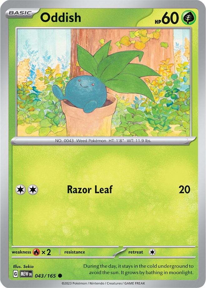 Oddish (043/165) [Scarlet & Violet 151] | Card Citadel