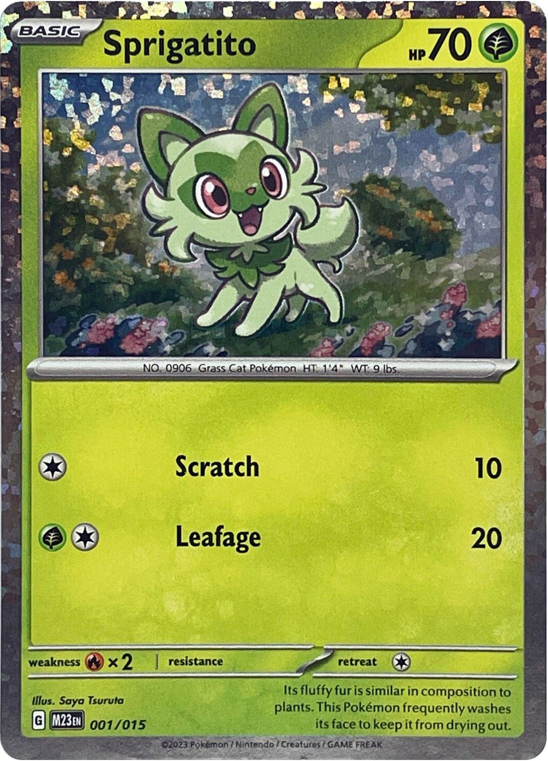 Sprigatito (001/015) [McDonald's Promos: 2023 Collection] | Card Citadel