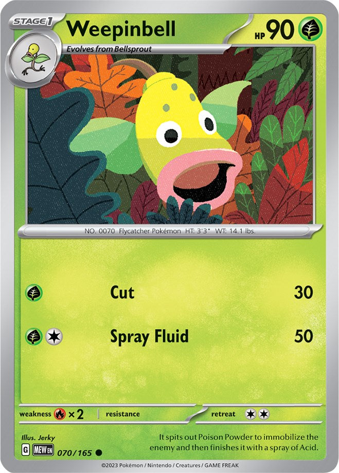 Weepinbell (070/165) [Scarlet & Violet: 151] | Card Citadel