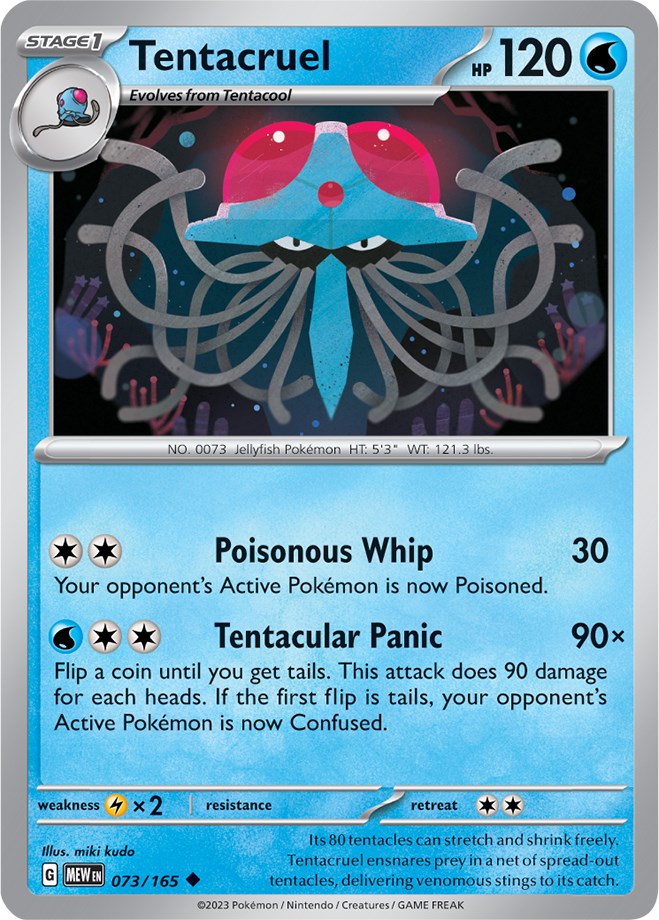 Tentacruel (073/165) [Scarlet & Violet: 151] | Card Citadel