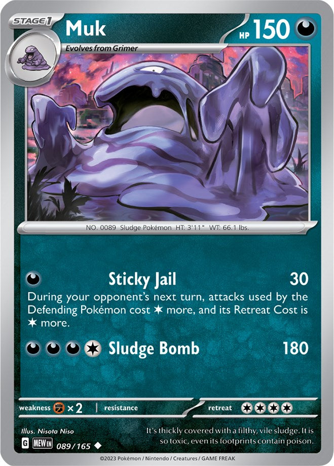 Muk (089/165) [Scarlet & Violet: 151] | Card Citadel