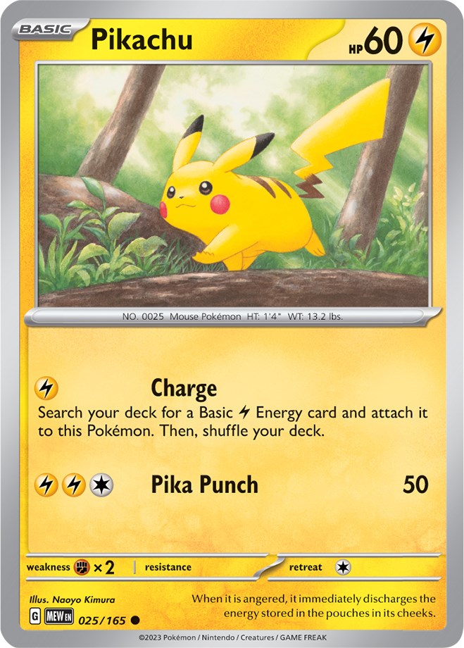 Pikachu (025/165) [Scarlet & Violet: 151] | Card Citadel