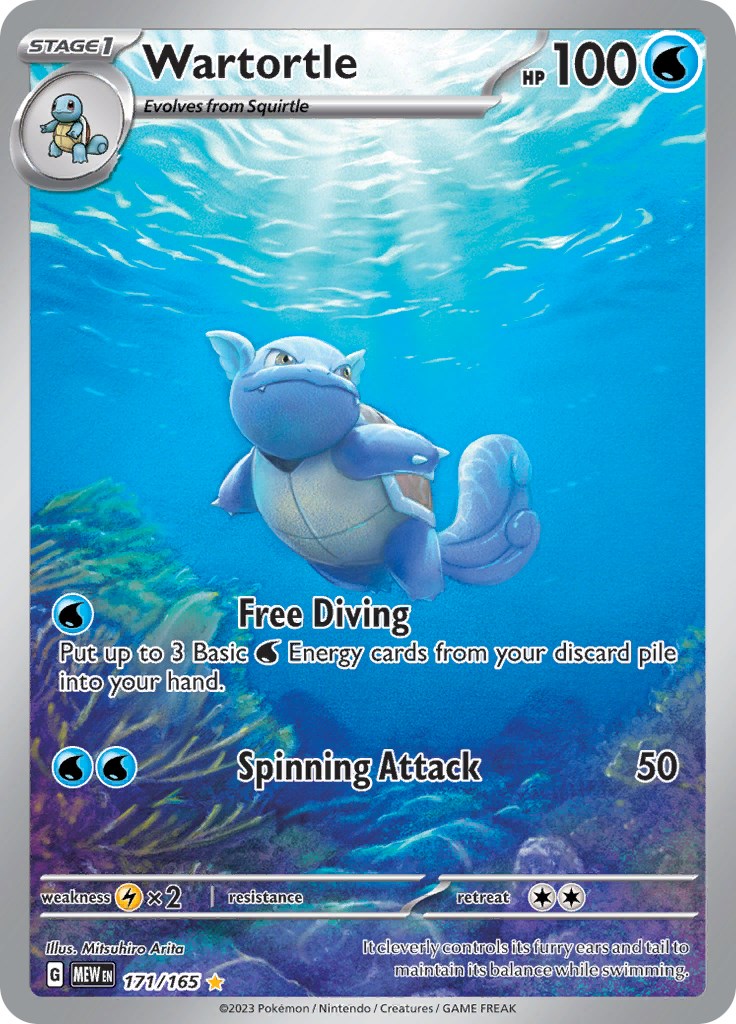 Wartortle (171/165) [Scarlet & Violet: 151] | Card Citadel