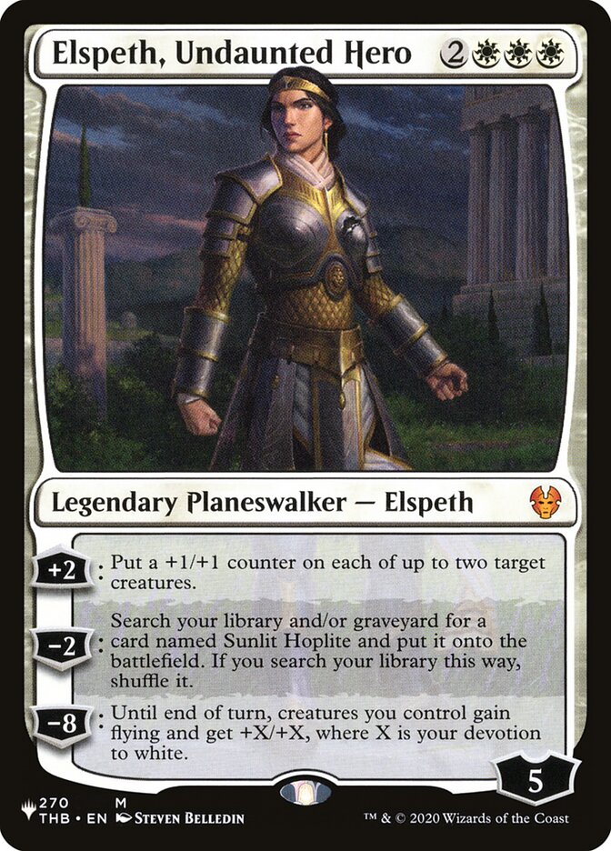 Elspeth, Undaunted Hero [The List] | Card Citadel