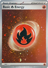 Basic Fire Energy (002) (Cosmos Holo) [Scarlet & Violet: Base Set] | Card Citadel