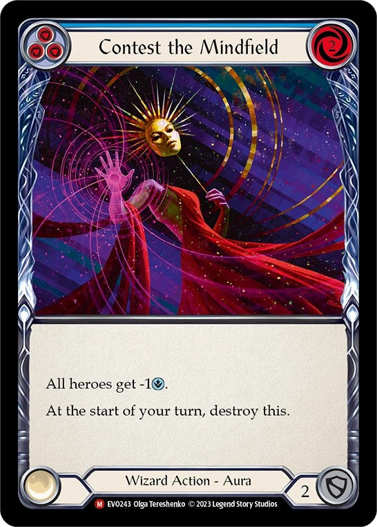 Contest the Mindfield [EVO243] (Bright Lights)  Rainbow Foil | Card Citadel