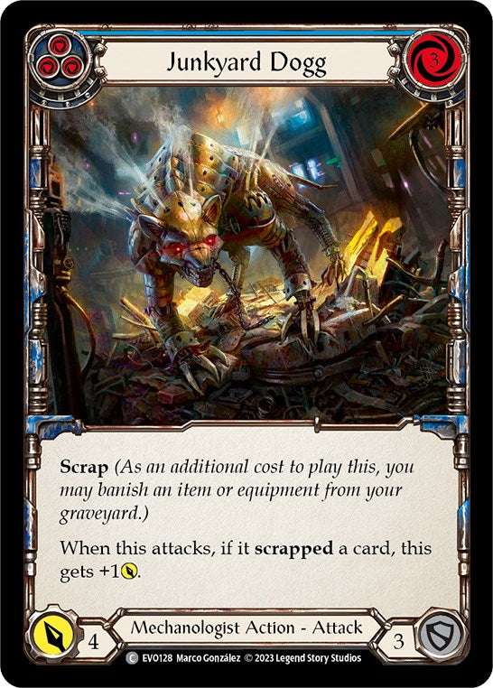 Junkyard Dogg (Blue) [EVO128] (Bright Lights) | Card Citadel