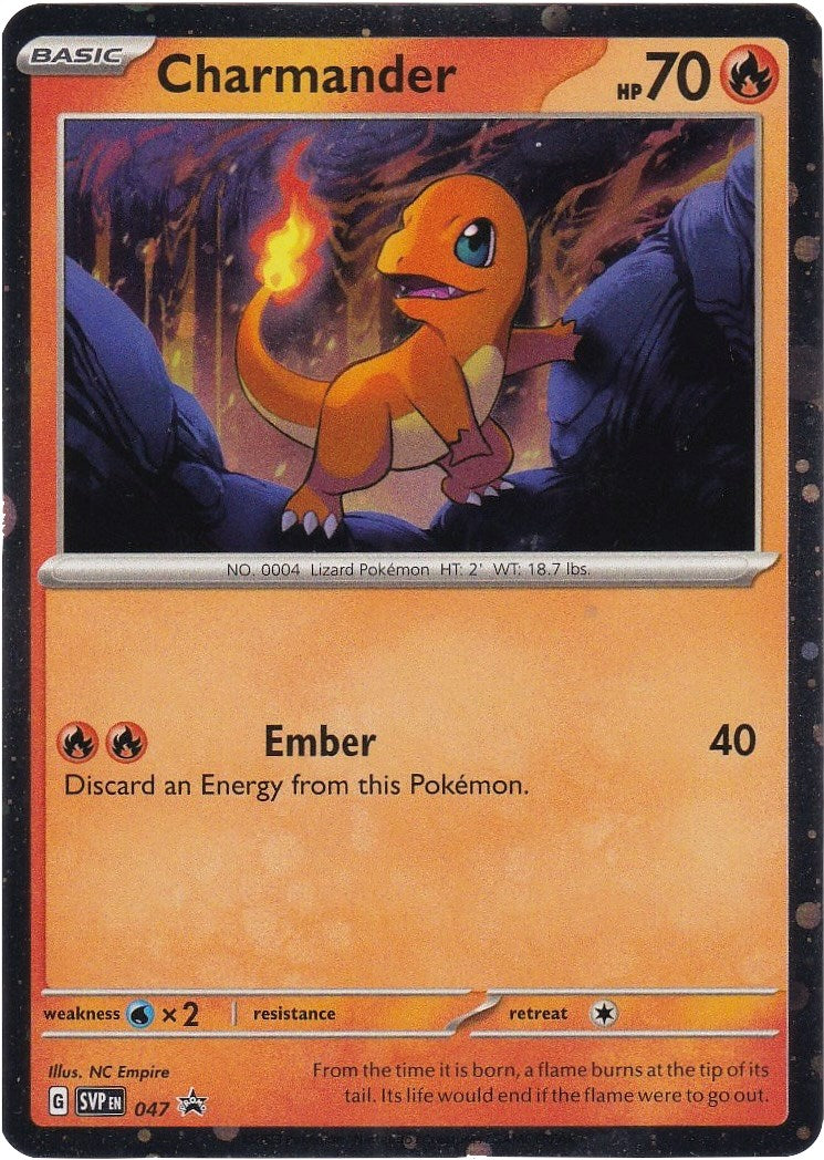 Charmander (047) (Cosmos Holo) [Scarlet & Violet: Black Star Promos] | Card Citadel