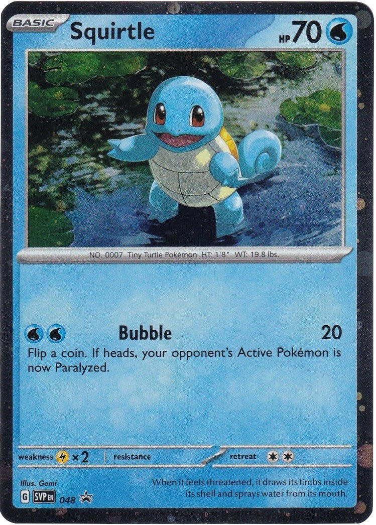 Squirtle (048) (Cosmos Holo) [Scarlet & Violet: Black Star Promos] | Card Citadel