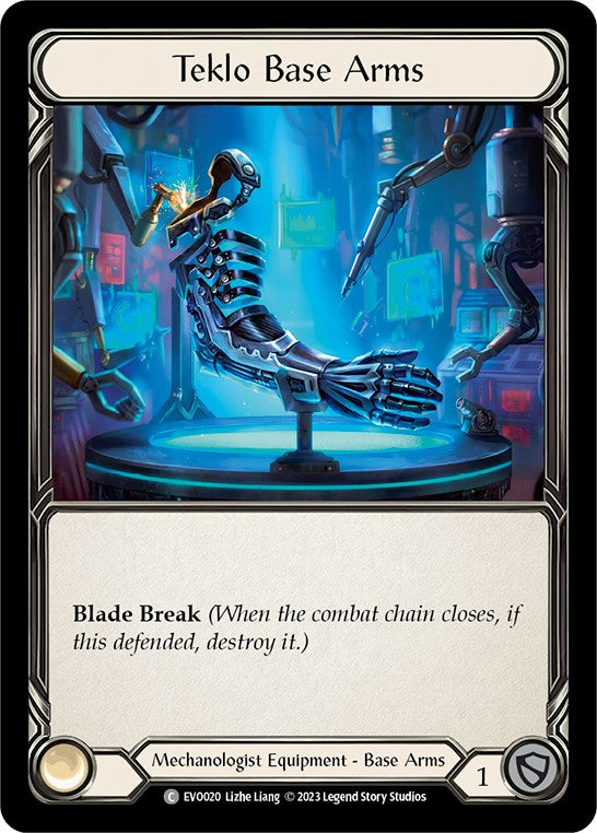 Teklo Base Arms [EVO020] (Bright Lights) | Card Citadel