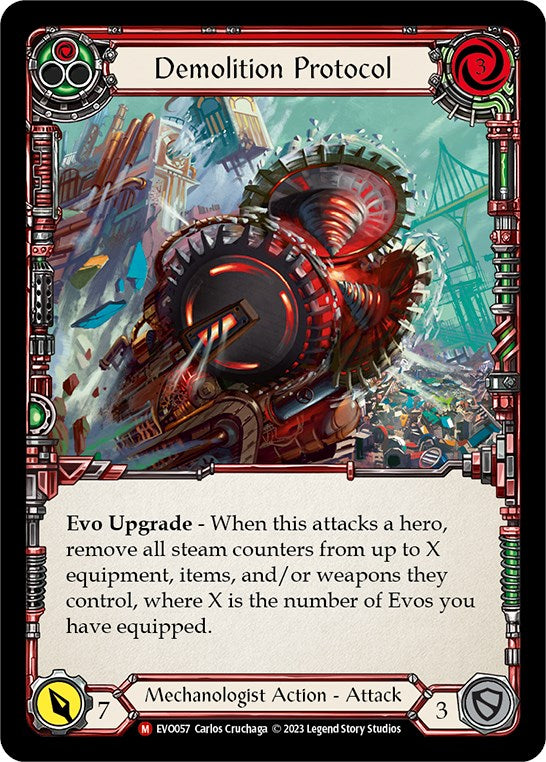 Demolition Protocol [EVO057] (Bright Lights)  Rainbow Foil | Card Citadel