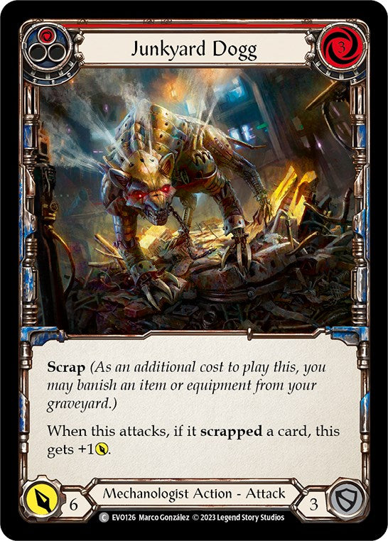 Junkyard Dogg (Red) [EVO126] (Bright Lights) | Card Citadel