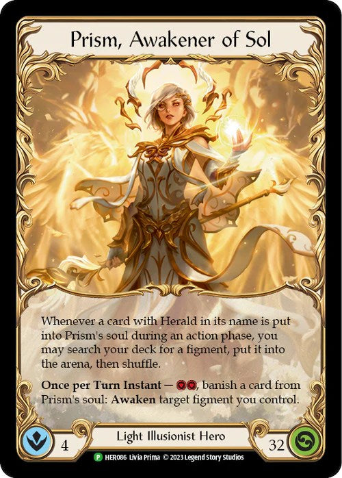 Prism, Awakener of Sol [HER086] (Promo)  Cold Foil | Card Citadel