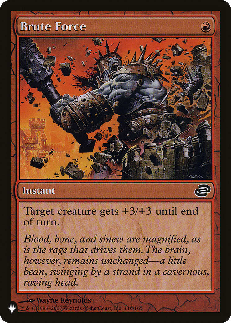 Brute Force [The List Reprints] | Card Citadel