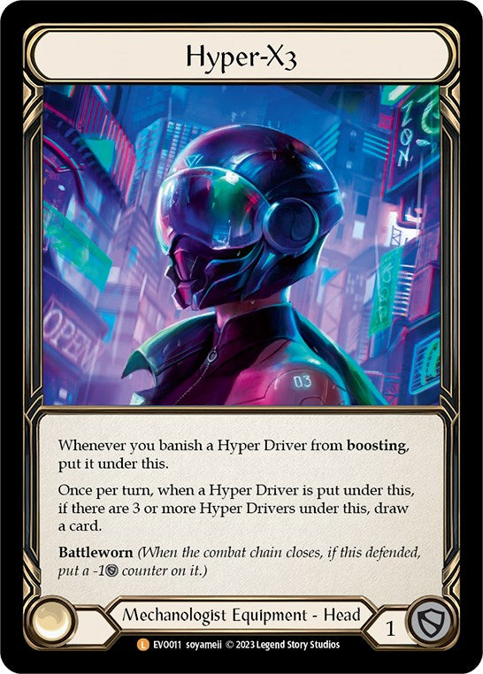 Hyper-X3 [EVO011] (Bright Lights)  Rainbow Foil | Card Citadel