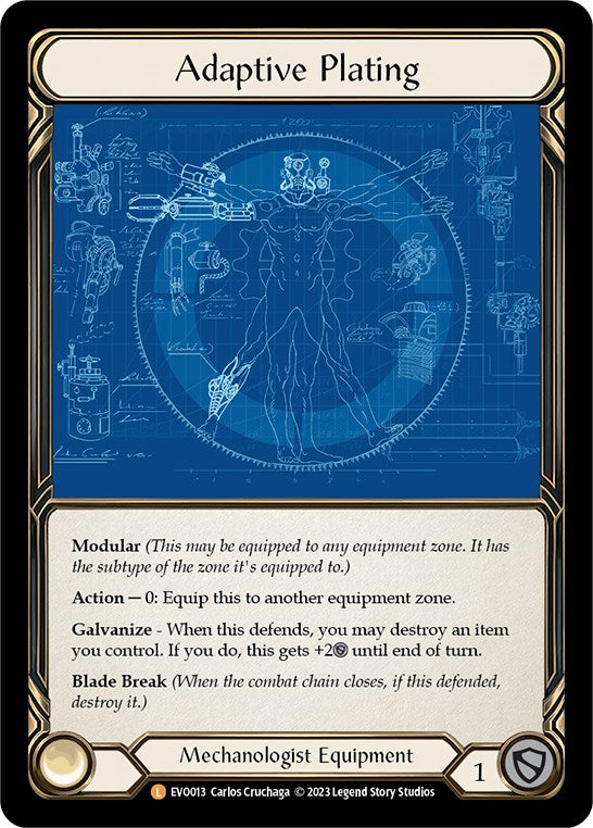 Adaptive Plating [EVO013] (Bright Lights)  Rainbow Foil | Card Citadel