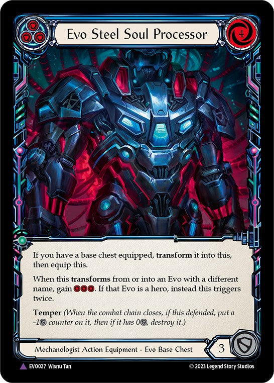 Evo Steel Soul Processor (Marvel) [EVO027] (Bright Lights)  Cold Foil | Card Citadel