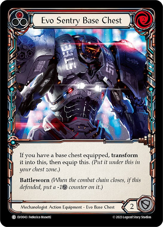 Evo Sentry Base Chest [EVO043] (Bright Lights)  Cold Foil | Card Citadel