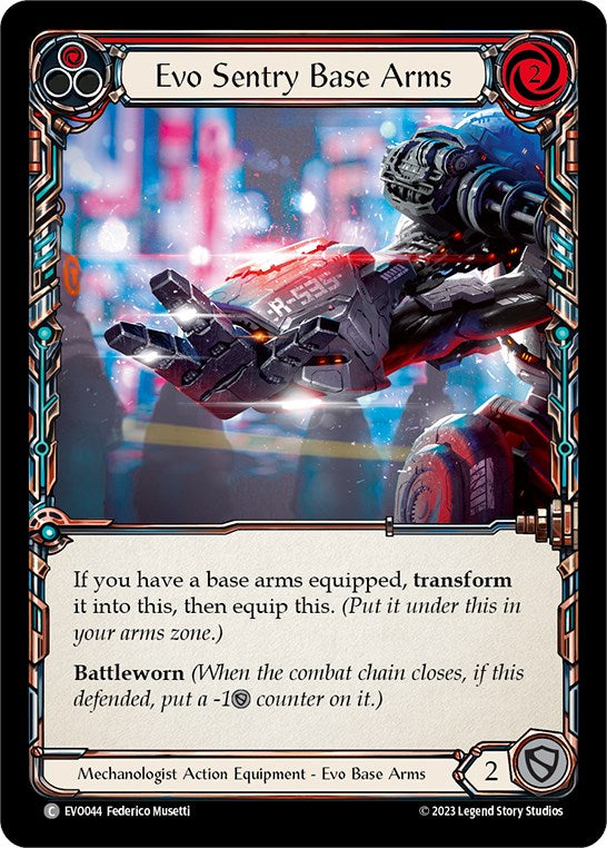 Evo Sentry Base Arms [EVO044] (Bright Lights)  Cold Foil | Card Citadel