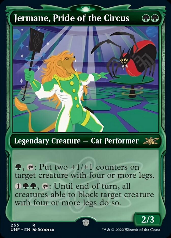 Jermane, Pride of the Circus (Showcase) [Unfinity] | Card Citadel