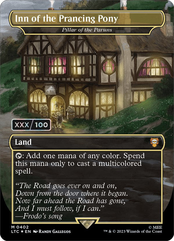 Inn of the Prancing Pony - Pillar of the Paruns (Serialized) [The Lord of the Rings: Tales of Middle-Earth Commander] | Card Citadel