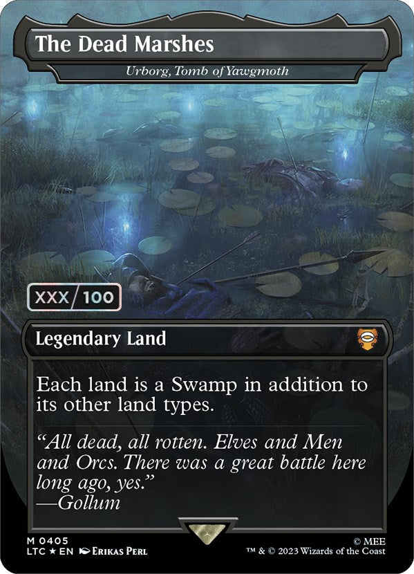 The Dead Marshes - Urborg, Tomb of Yawgmoth (Serialized) [The Lord of the Rings: Tales of Middle-Earth Commander] | Card Citadel