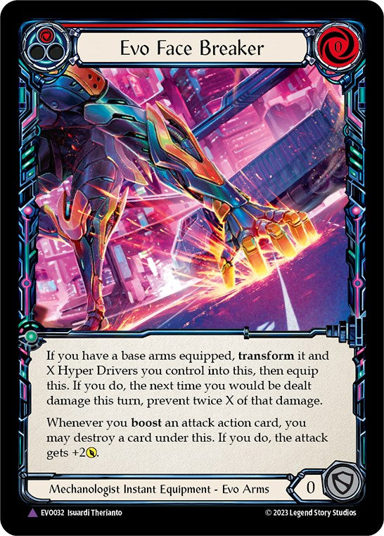 Evo Face Breaker (Marvel) [EVO032] (Bright Lights)  Cold Foil | Card Citadel