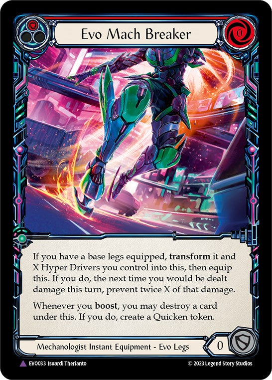 Evo Mach Breaker (Marvel) [EVO033] (Bright Lights)  Cold Foil | Card Citadel