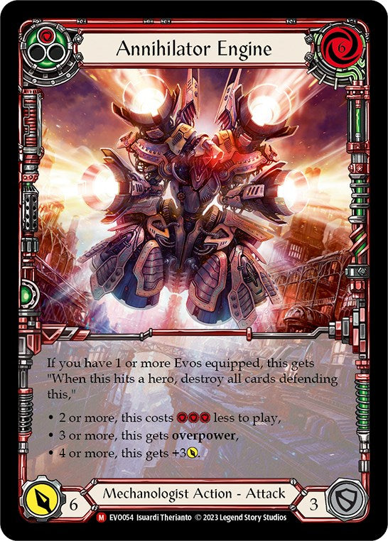 Annihilator Engine (Extended Art) [EVO054] (Bright Lights)  Rainbow Foil | Card Citadel