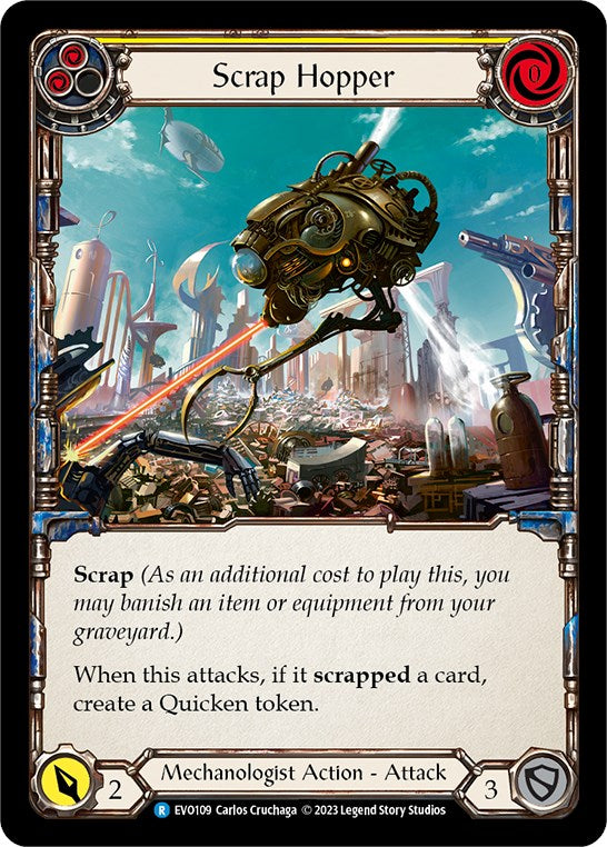 Scrap Hopper (Yellow) [EVO109] (Bright Lights) | Card Citadel