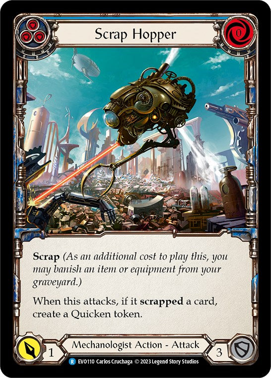Scrap Hopper (Blue) [EVO110] (Bright Lights) | Card Citadel
